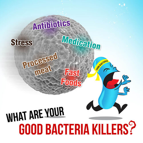 What kills your good bacteria?
