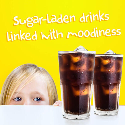 Sugar-laden drinks linked with moodiness and inability to concentrate Sugar-laden drinks linked with moodiness and inability to concentrate