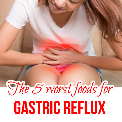 The 5 worst foods that triggers gastric reflux