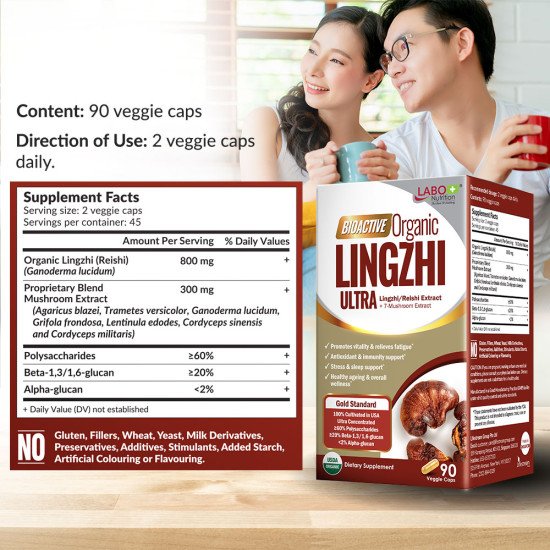 Bioactive Organic LingZhi Ultra Bioactive Organic LingZhi Ultra