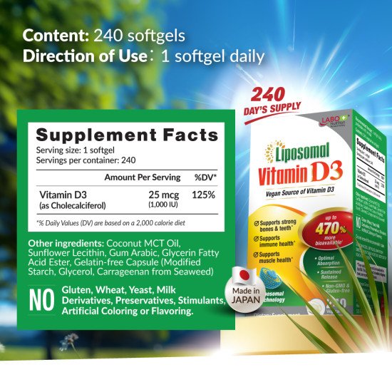 Liposomal Vitamin D3