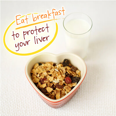 Eat breakfast to protect your liver Eat breakfast to protect your liver